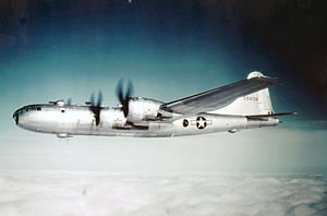 B-29_Bomber_on_a_long_range_mission_in_late_1945